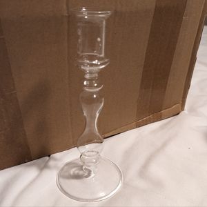Clear Candlestick Holders (16)